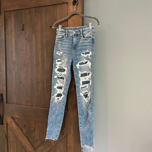 American Eagle Distressed Jeggings